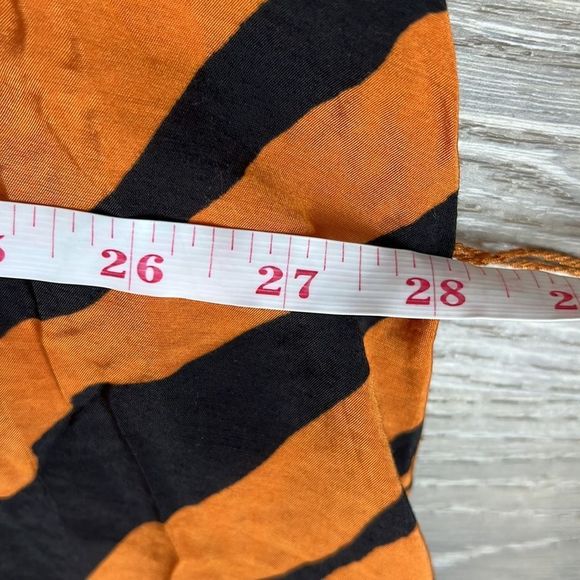 Anthropologie Orange and Black Zebra Print Dress - Picture 14 of 14